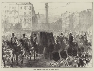 Begrafenis van Lord Mayo in Dublin